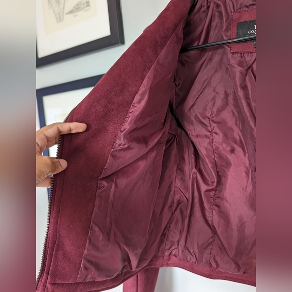 Coalition LA Burgundy Soft Moto Jacket NWOT - Picture 10 of 11